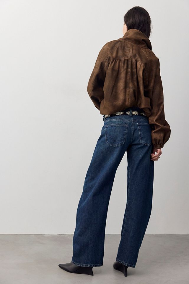 We The Free Fable Low-Rise Twisted Bowed Jeans #2