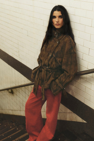 We The Free Fable Low-Rise Twisted Bowed Jeans