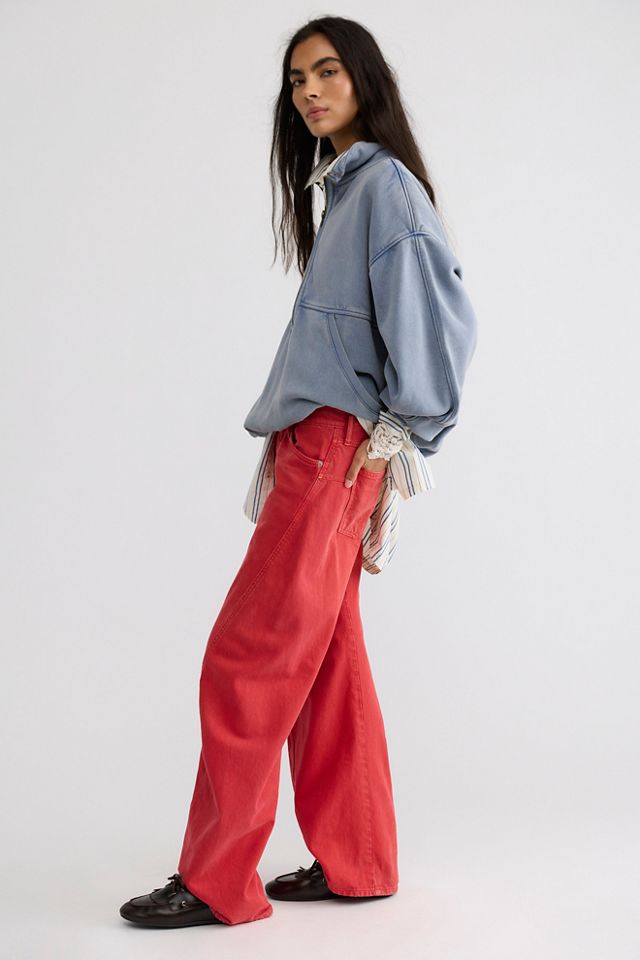 We The Free Fable Low-Rise Twisted Bowed Jeans #2