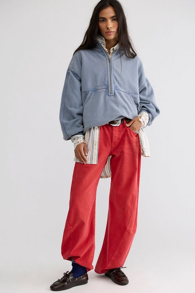 We The Free Fable Low-Rise Twisted Bowed Jeans #1
