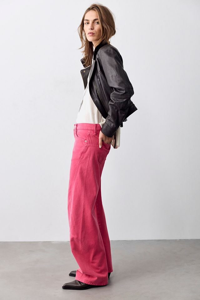 We The Free Fable Low-Rise Twisted Bowed Jeans #2
