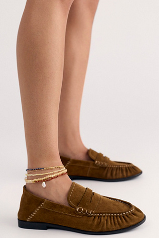 Carry On Loafers by Free People in Tan, Size: US 8