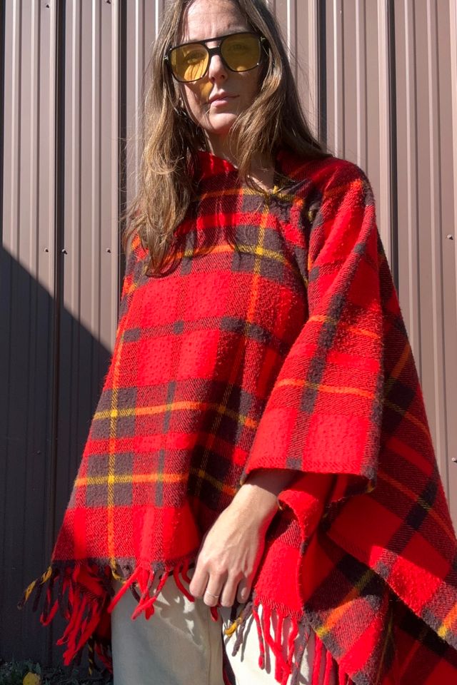Vintage 1960s Blanket Poncho Selected by Grievous Angel Vintage #1