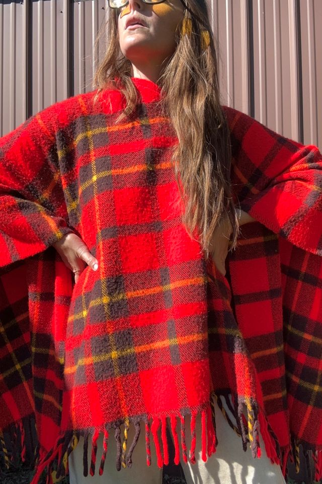 Vintage 1960s Blanket Poncho Selected by Grievous Angel Vintage #2
