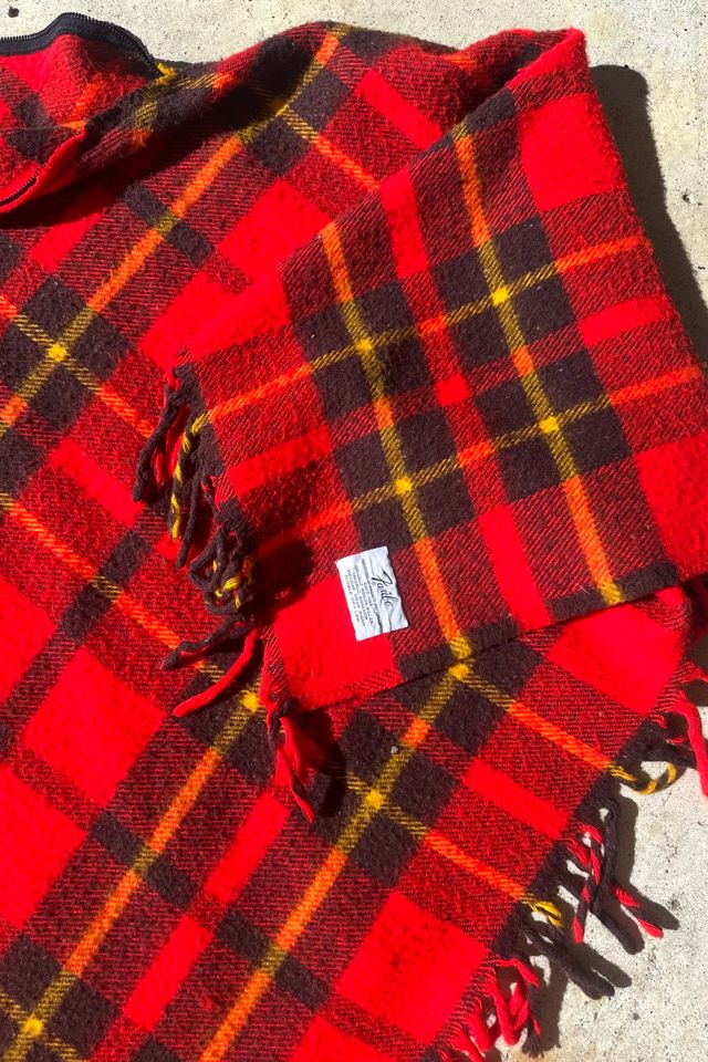 Vintage 1960s Blanket Poncho Selected by Grievous Angel Vintage #3