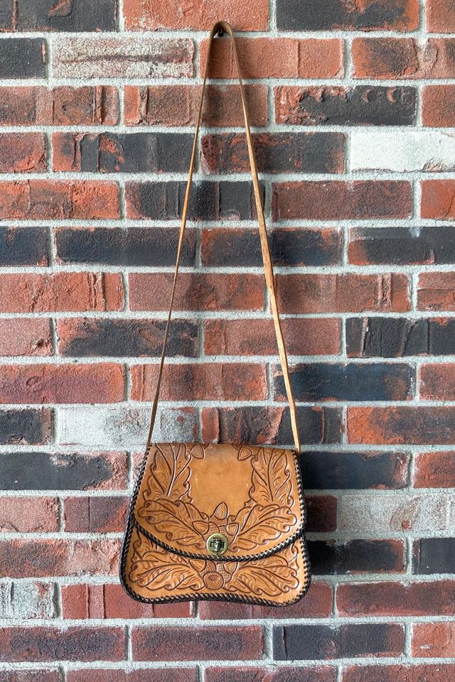 Vintage Woodland Tooled Leather Purse Selected by Grievous Angel Vintage