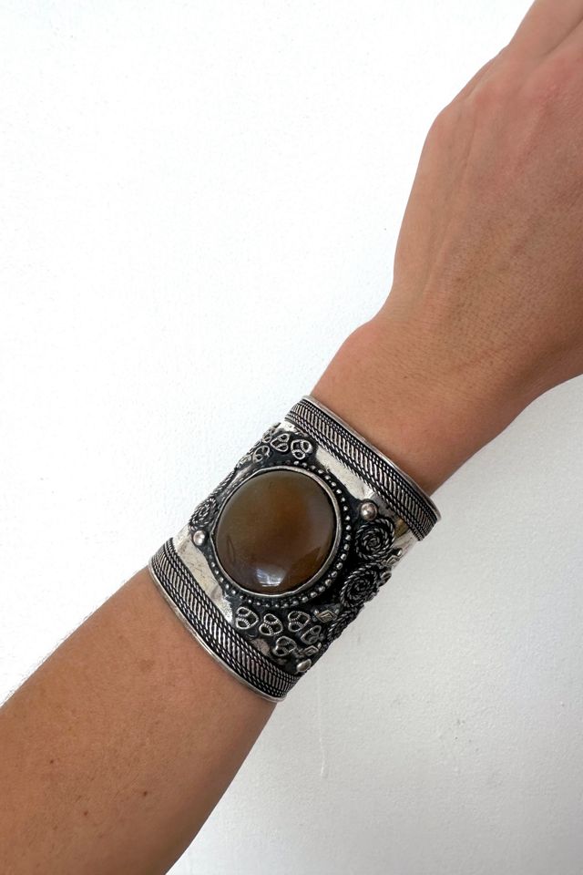 Vintage Silver Wide Arm Cuff Selected by Grievous Angel Vintage #1