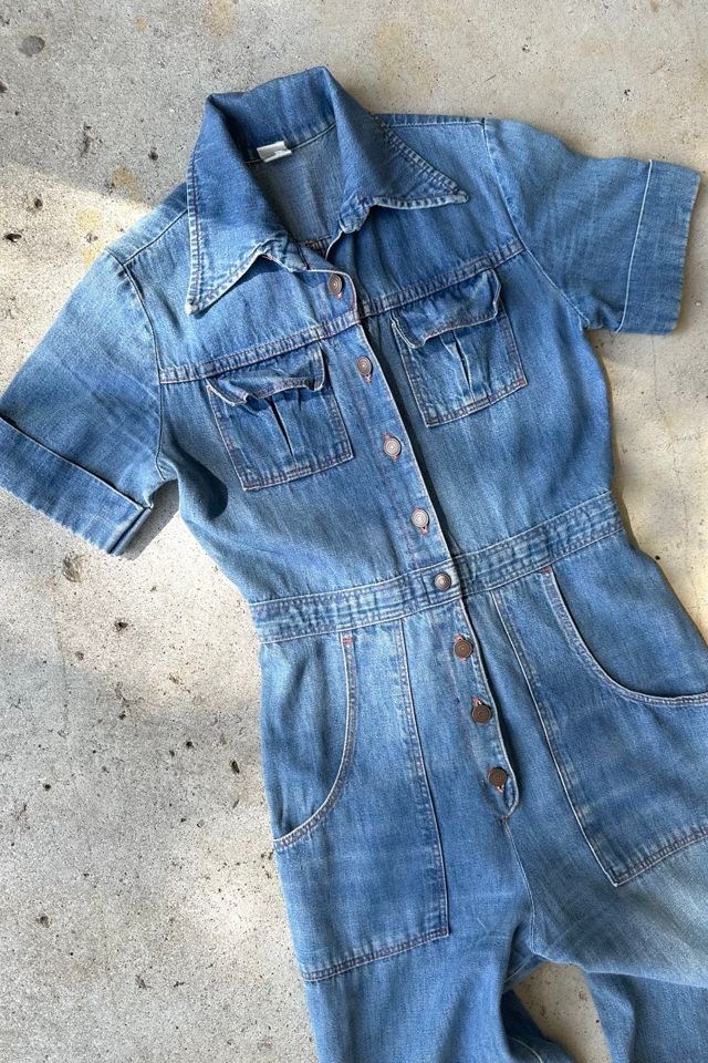 Vintage 1970s Denim Jumpsuit Selected by Grievous Angel Vintage #3