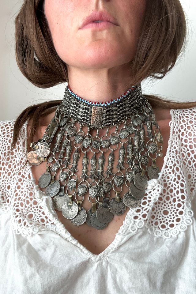 Vintage Kuchi Choker Necklace Selected by Grievous Angel Vintage #1