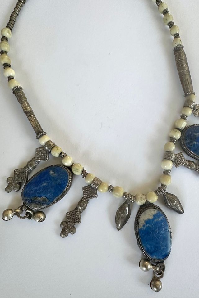 Vintage Lapis Lazuli Gypsy Necklace Selected by Grievous Angel Vintage #2