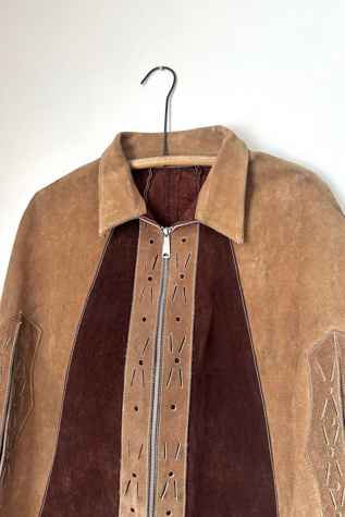 Vintage 1970s Suede Cape Selected by Grievous Angel Vintage