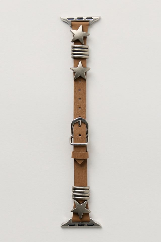 Austin Star Leather Apple Watch Band #1