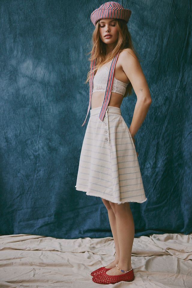 High Tide Stripe Long Shorts #1