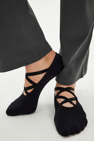 No Show Pilates Grip Socks by FP Movement at Free People in Black