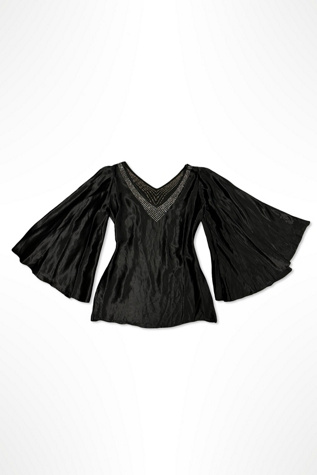 1930s Art Deco Rhinestone Antique Blouse Selected By Ritual Vintage