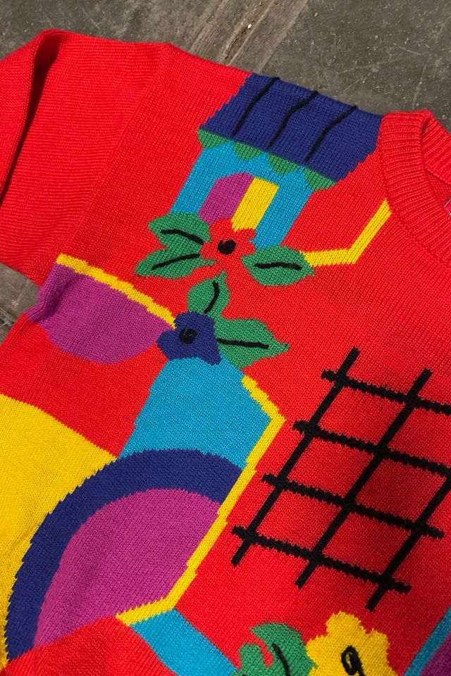 1980s Matisse Painting Graphic Pullover Sweater Selected By Ritual Vintage #3