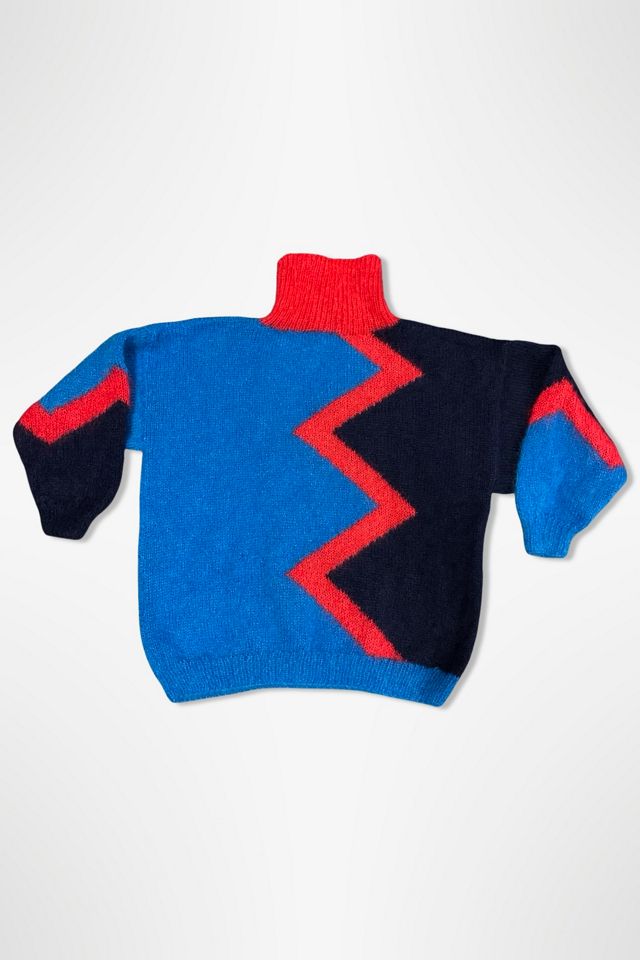 1980s Graphic Oversized Sweater Selected By Ritual Vintage #1