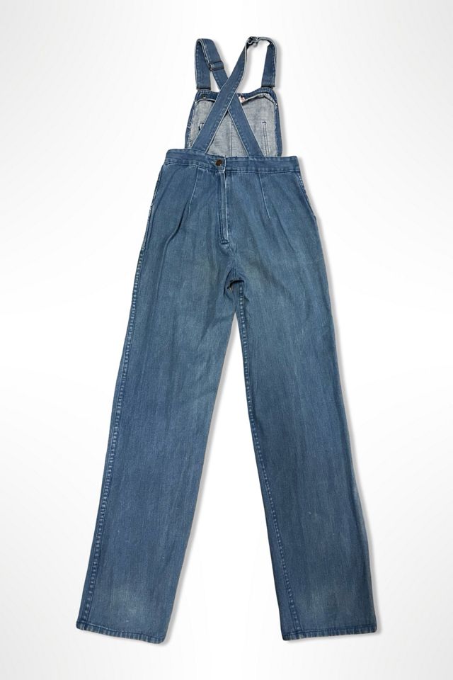 1970s Fitted Denim Straight Leg Overalls Selected By Ritual Vintage #1