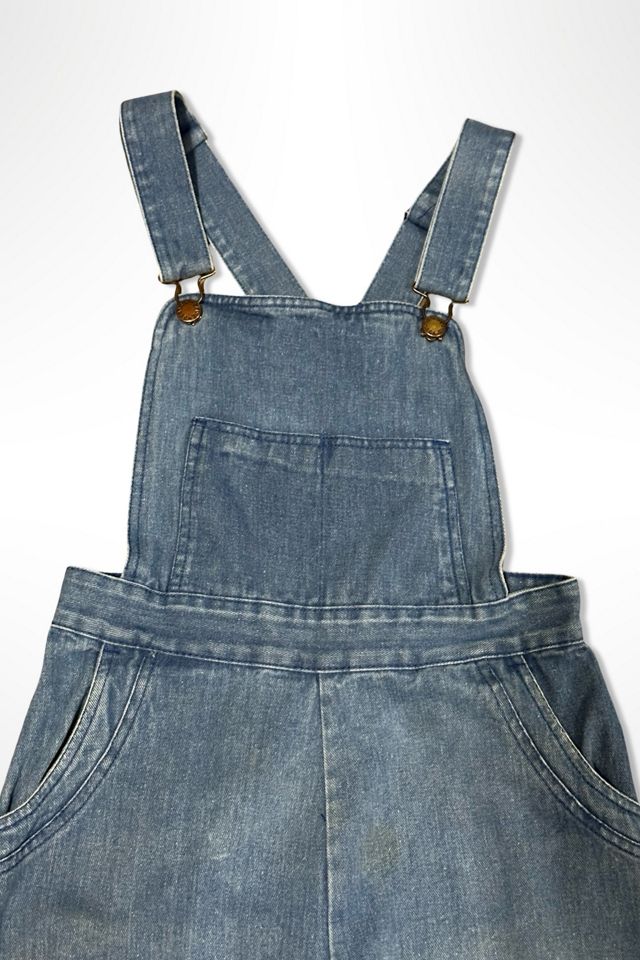 1970s Fitted Denim Straight Leg Overalls Selected By Ritual Vintage #2