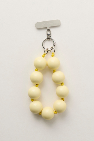 Bauble Phone Wristlet at Free People in Yellow