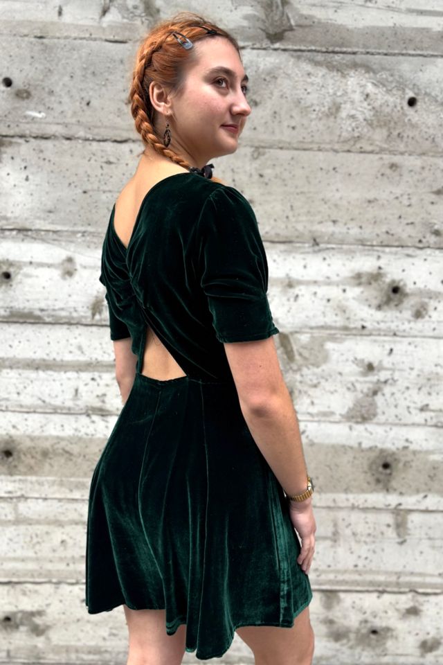 Vintage Reformation Velvet Mini-Dress Selected by Nomad Vintage #3