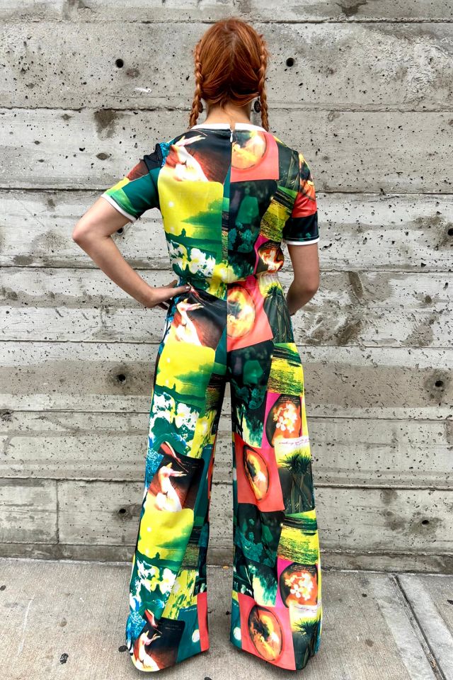 Vintage 1970's Neon Silkscreen Print Jumpsuit Selected by Nomad Vintage #1