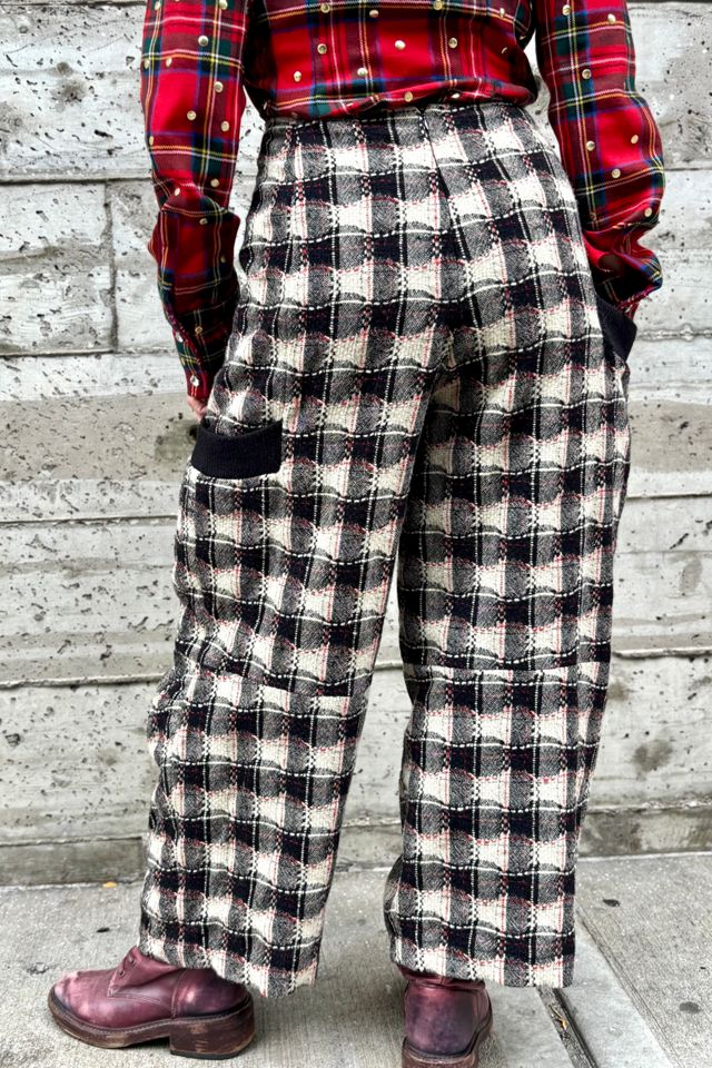 Vintage Lilith Checkered Woven Pants Selected by Nomad Vintage #1