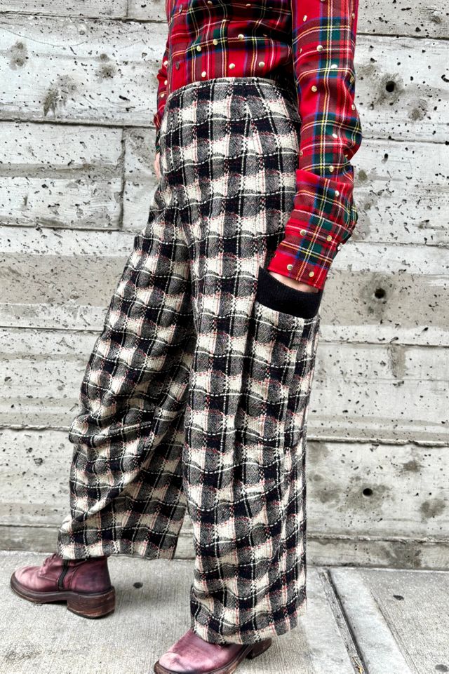Vintage Lilith Checkered Woven Pants Selected by Nomad Vintage #2