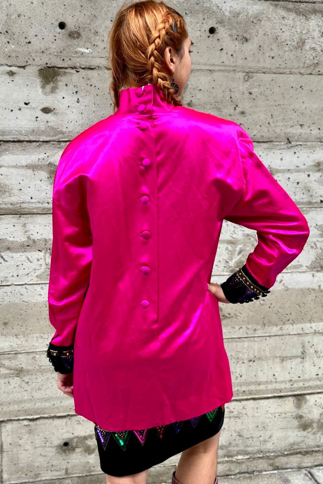 1980’s Silk and Velvet Beaded Escada Dress Selected by Nomad Vintage #2