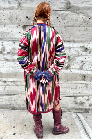 Женская куртка Nomad Vintage Mid-Century Ikat Jacket Selected, цвет: Разноцветный — фото 2