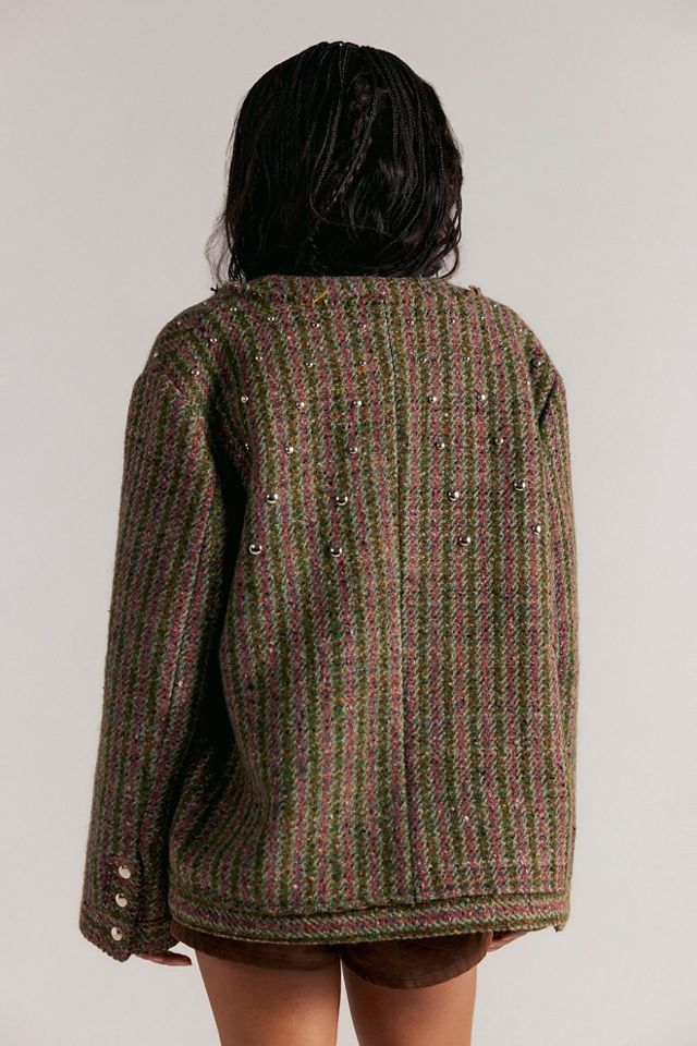 CLUTCHGOLF Mohair Studded Jacket #1