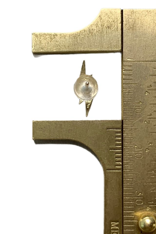 Vintage 14k Gold Lightning Bolt Earrings Selected by Lux Revival #2