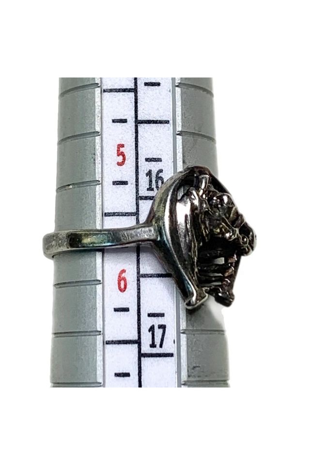 Vintage Sterling Horse + Horseshoe Ring Selected by Lux Revival #2