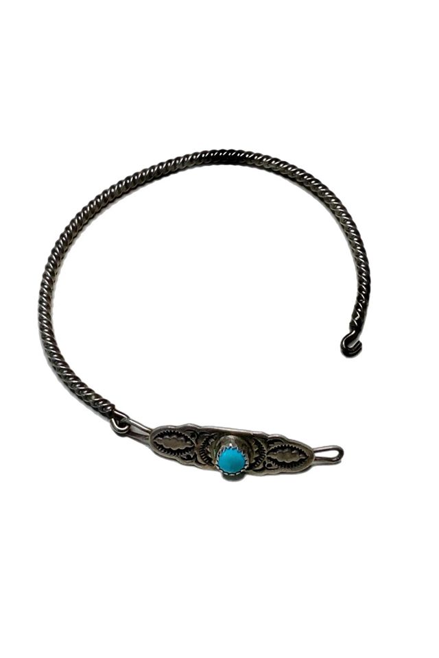 Vintage Sterling Southwestern Bracelet with Gemstone Selected by Lux Revival #2