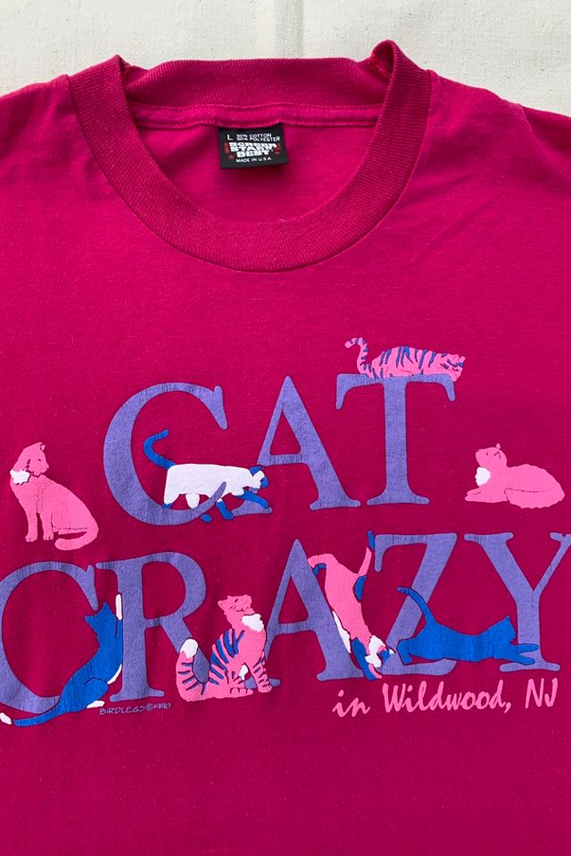 Vintage 1990s Cat Crazy Single Stitch T-shirt Selected by SharpLilTeeth #1