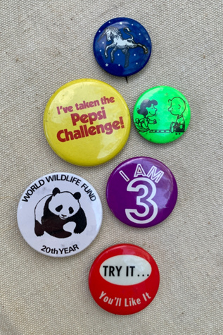 Vintage Pin Back Collection Selected by SharpLilTeeth