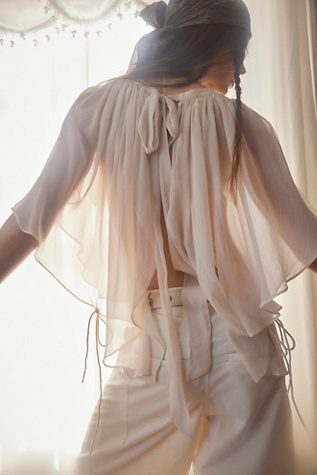 Emma Cape Top by Free People in Tan, Size: L