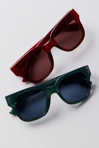 Indigo Polarized Sunglasses at Free People in Pool & Navy