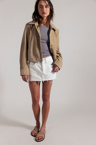 We The Free Lainey Low-Rise Mini Skirt