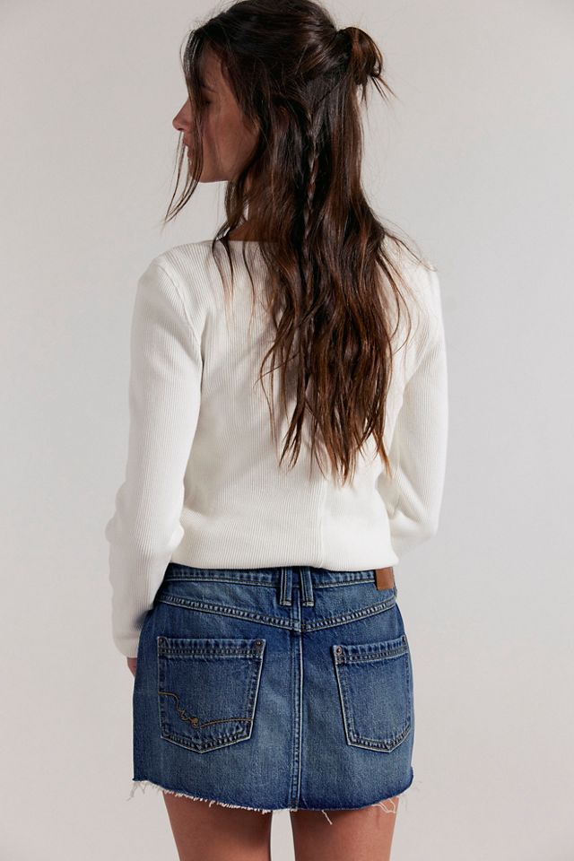 We The Free Lainey Low-Rise Mini Skirt #3