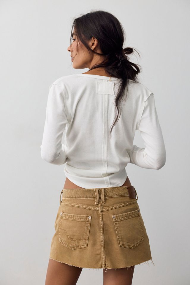 We The Free Lainey Low-Rise Mini Skirt #1