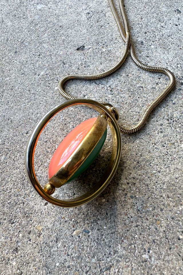 Vintage 1970s Mod Double Sided Necklace Selected by Cherry #2