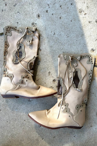 Vintage 1980s Savage Patchwork Boots Selected by Cherry