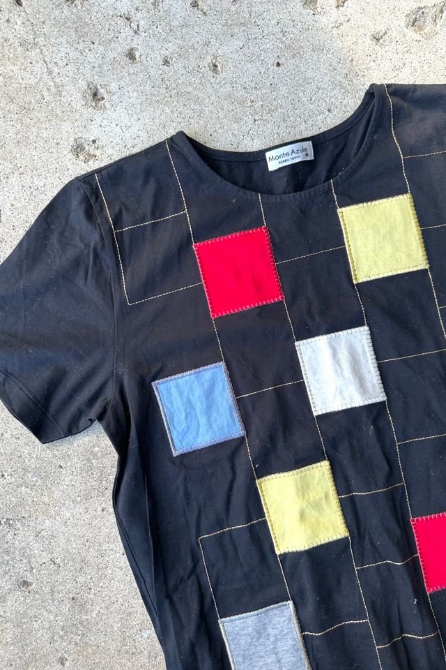 Vintage 1980s Mod Color Blocked Tee Selected by Cherry #1