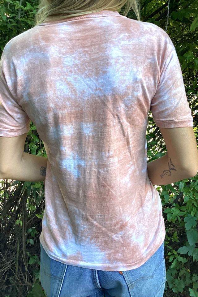 Vintage 1960s Tie Dyed Peace Sign Tee Selected by Cherry #1