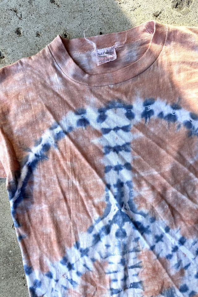 Vintage 1960s Tie Dyed Peace Sign Tee Selected by Cherry #2