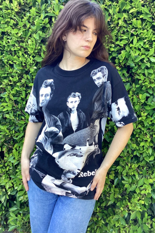 Vintage 1990s James Dean All Over Print Tee Selected by Cherry