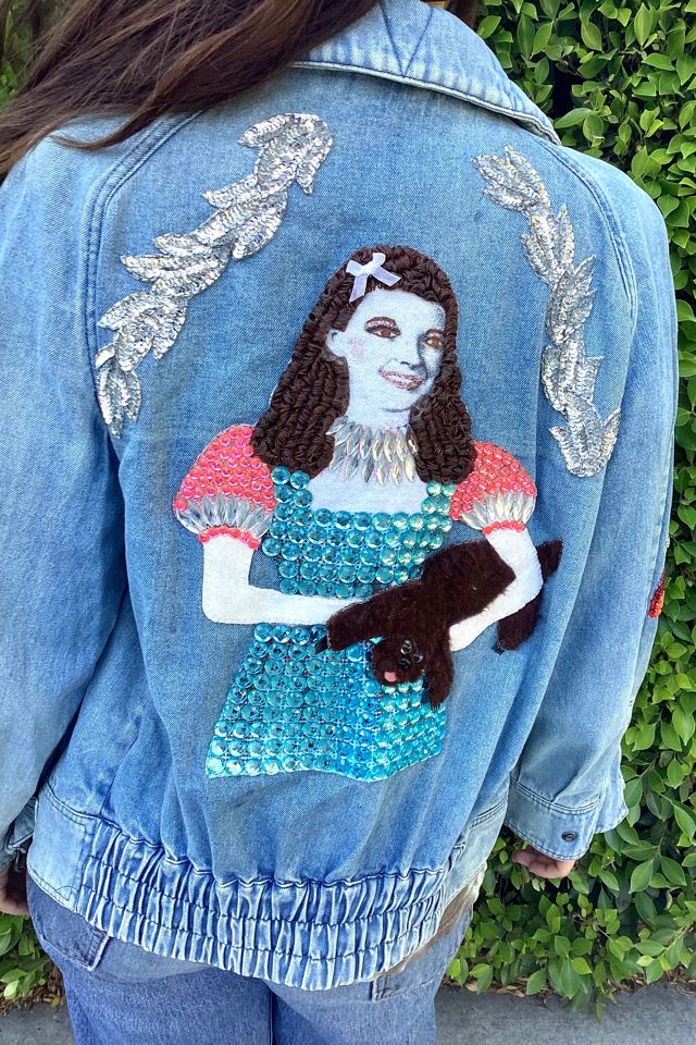 Vintage 1980s Customized Wizard of Oz Denim Jacket Selected by Cherry #1
