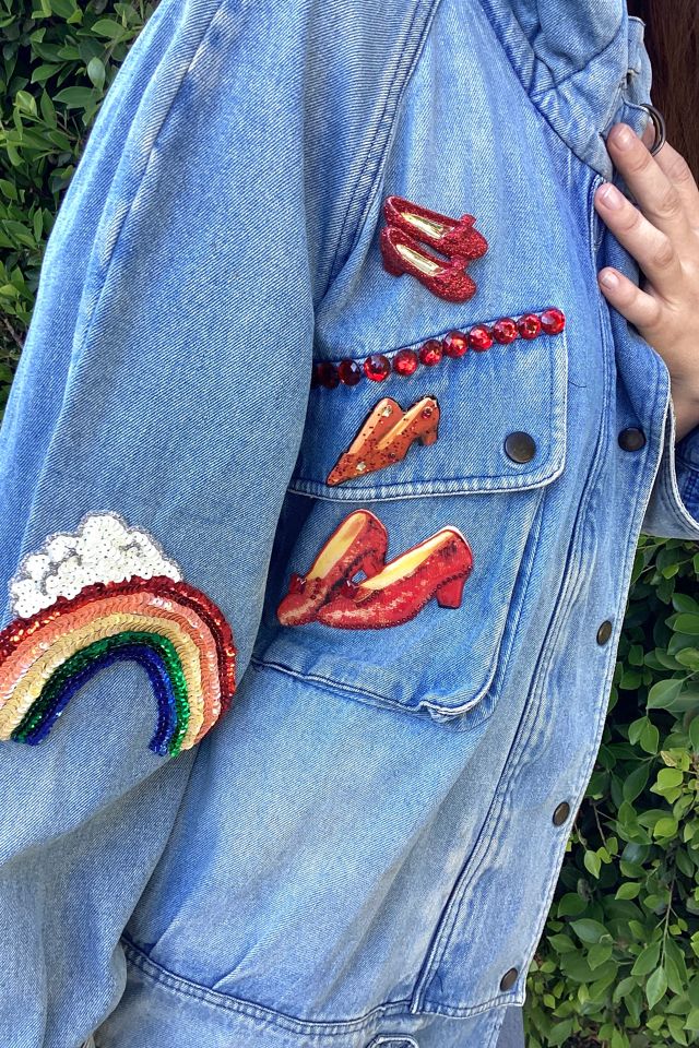 Vintage 1980s Customized Wizard of Oz Denim Jacket Selected by Cherry #2