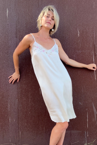 Vintage 1990s Silk Slip Selected by Kikos Kloset